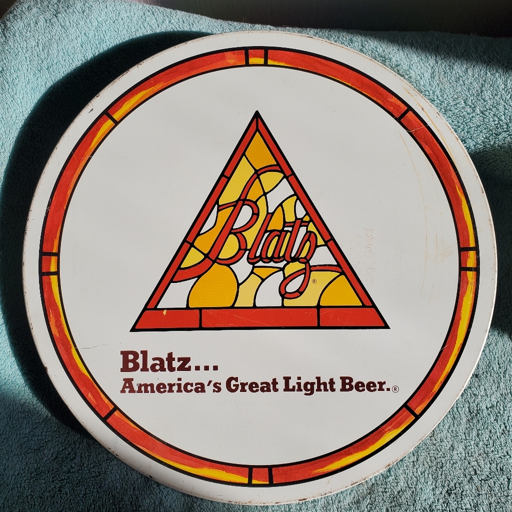 Vintage Blatz Brewing Company Beer Tray